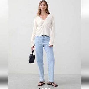 Banana Republic Factory Light Blue Straight Leg Jeans